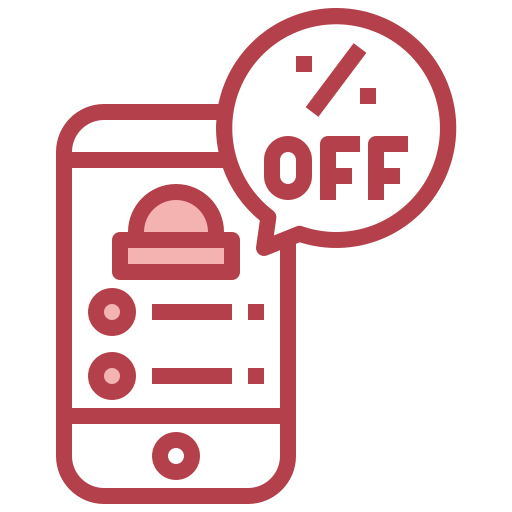 rabais Icône gratuit