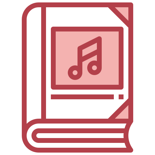 libro de música icono gratis