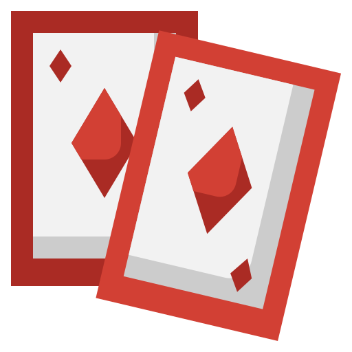 cartas de póquer icono gratis