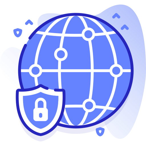 seguridad mundial icono gratis