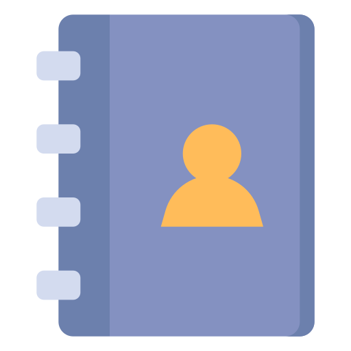 directorio telefónico icono gratis