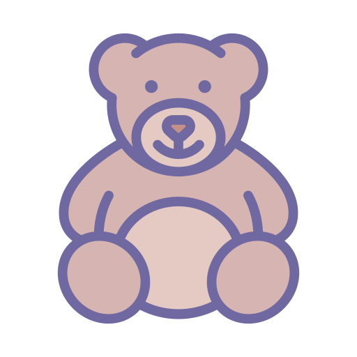 oso de peluche icono gratis