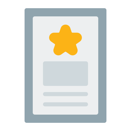 certificado icono gratis