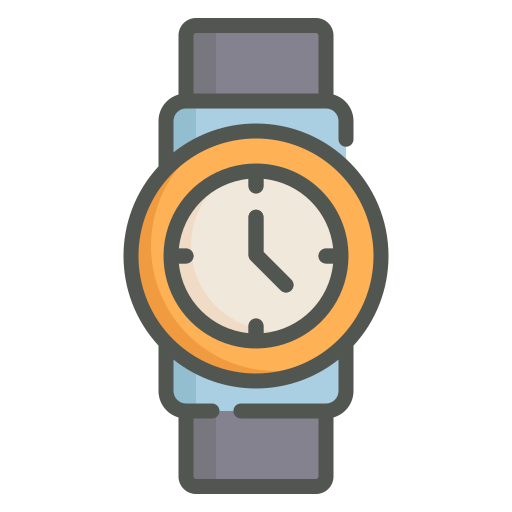 reloj de pulsera icono gratis