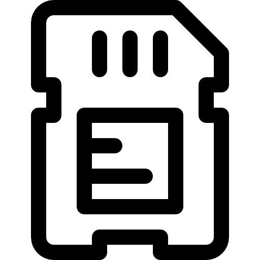 tarjeta sd icono gratis