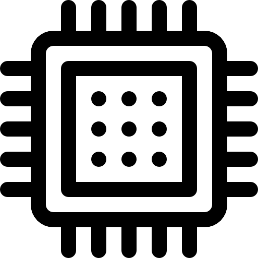 Microchip Basic Rounded Lineal icon