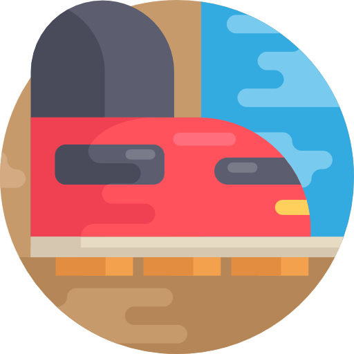 Train Detailed Flat Circular Flat icon