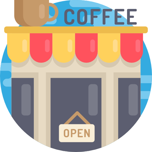 cafetería icono gratis