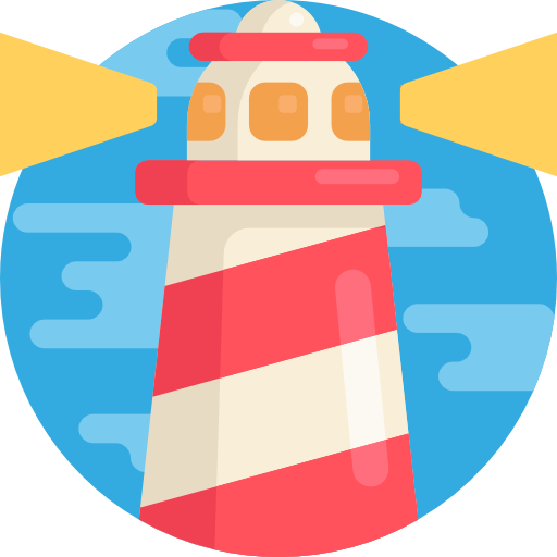 Lighthouse Detailed Flat Circular Flat icon