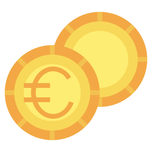 euro icono gratis