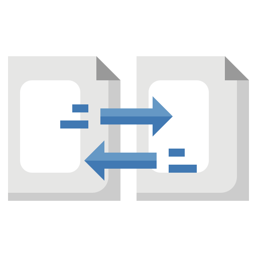 transferencia de datos icono gratis