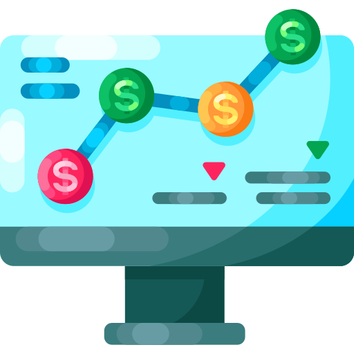 ganancias icono gratis