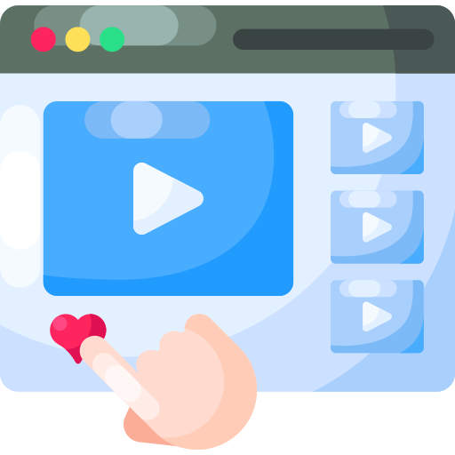 reproductor de video icono gratis