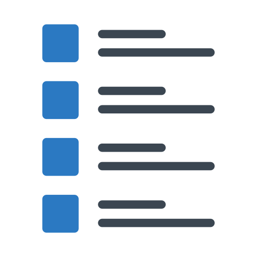 Task Generic Blue icon