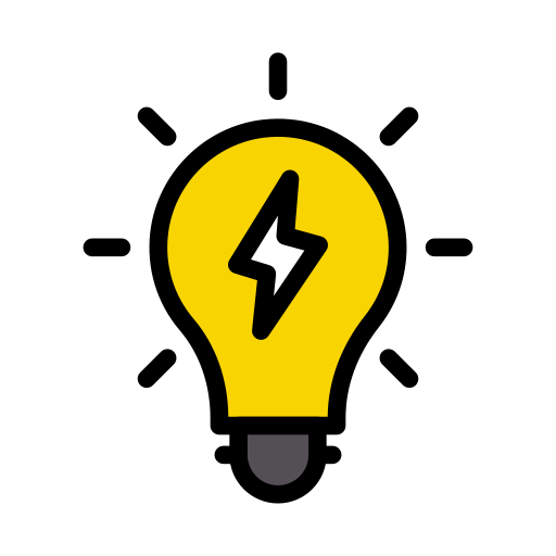 Lightbulb Vector Stall Lineal Color Icon