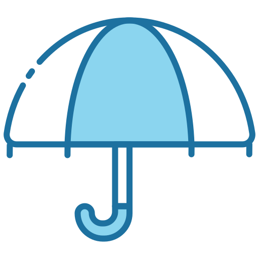 Umbrella Generic Blue icon