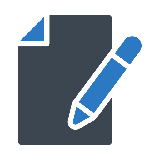 Contract Basic Straight Flat icon