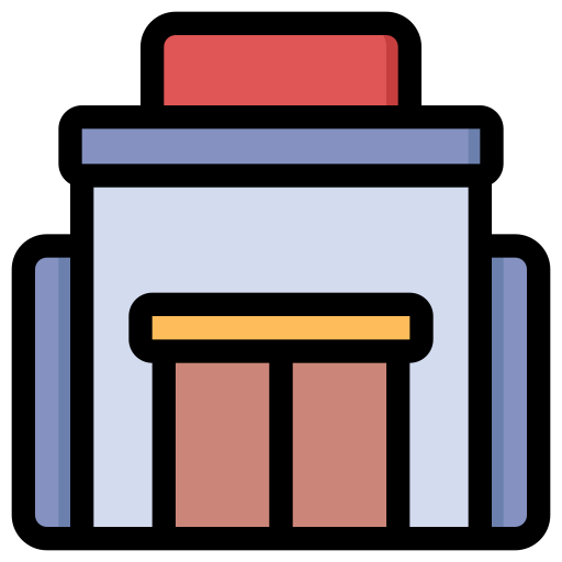 centro comercial icono gratis