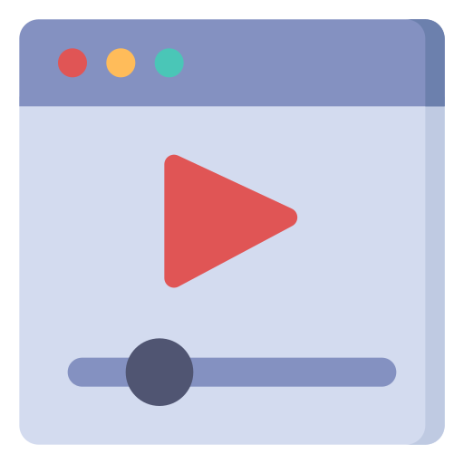 Online video Generic Flat icon