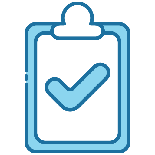 Approval Generic Blue icon