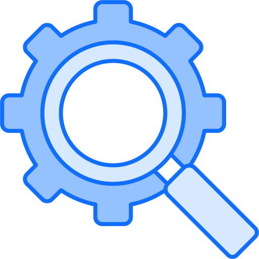 Search engine optimization Generic Blue icon