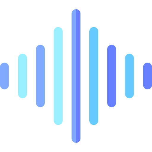 Audio waves Basic Rounded Flat icon