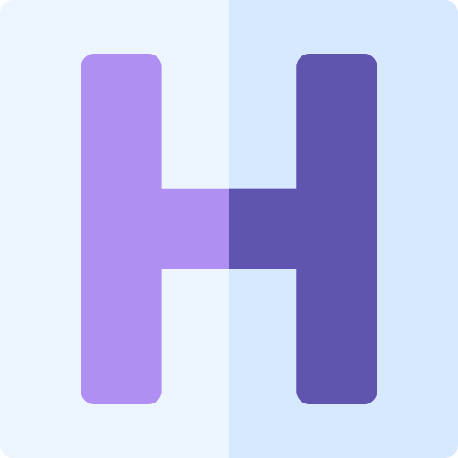 Letter h - Free shapes icons