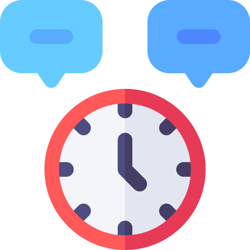 Time Basic Rounded Flat icon