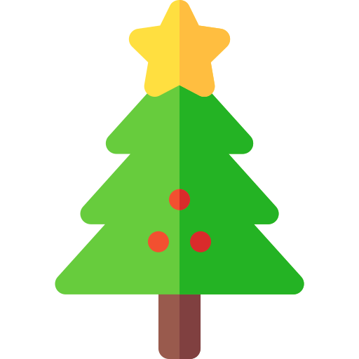 árbol de navidad icono gratis