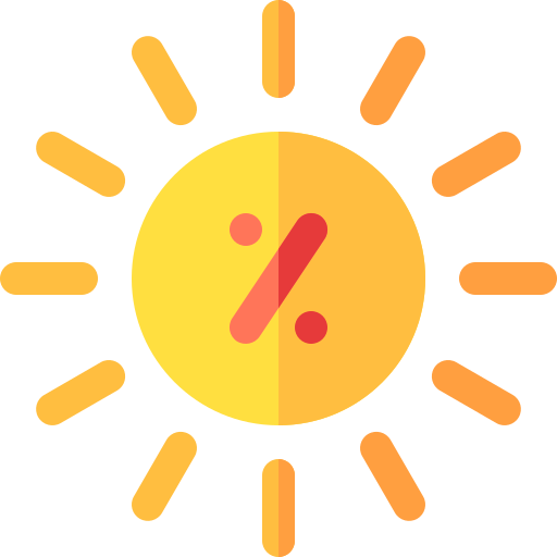 liquidação de verão grátis ícone
