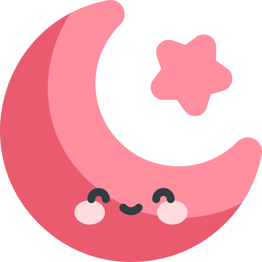 luna creciente icono gratis