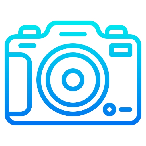 Camera srip Gradient icon