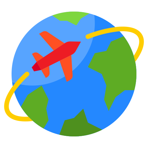 Travel srip Flat icon