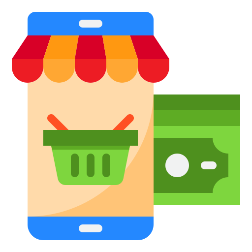Shopping online free icon Shopping online free icon