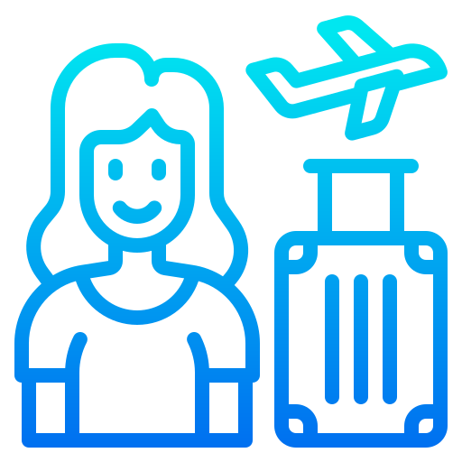 viajero icono gratis
