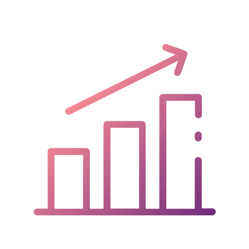 Bar chart Good Ware Gradient icon