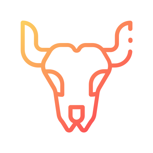 Bull skull free icon Bull skull free icon