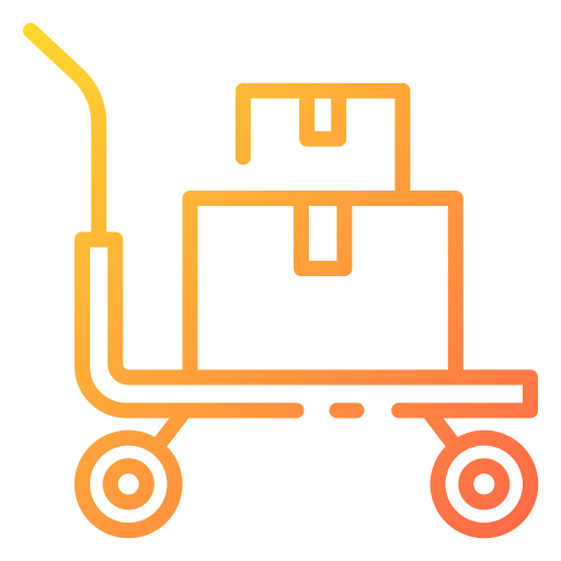 Luggage cart Good Ware Gradient icon