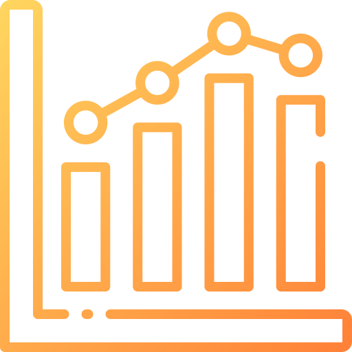 gráfico de barras icono gratis