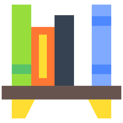 Bookshelf free icon