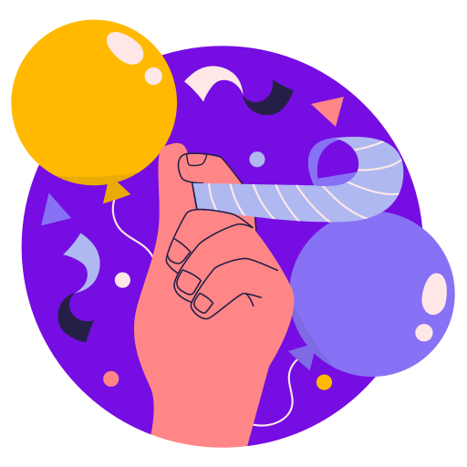 soplador de fiesta gratis sticker soplador de fiesta gratis sticker