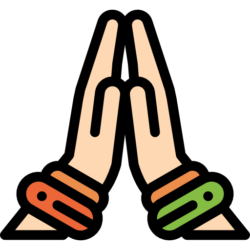 Pray free icon