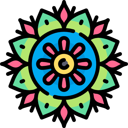 Rangoli Special Lineal color icon