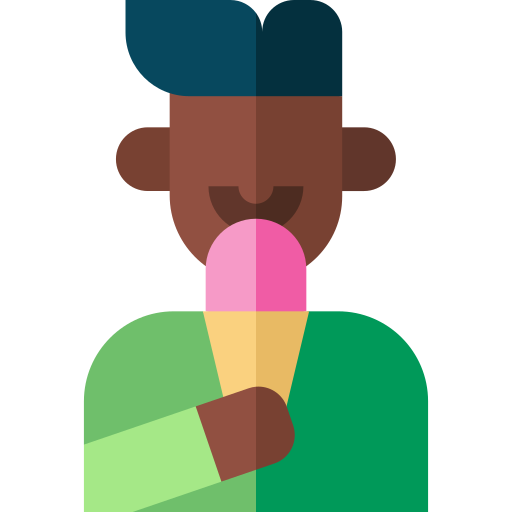 Ice cream Basic Straight Flat icon