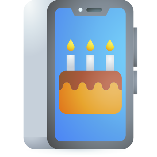 cumpleaños icono gratis