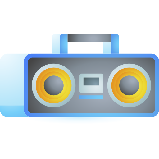 boombox icono gratis