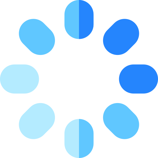 Blue Circular Loading Icon GIF PNG Images