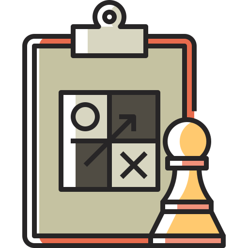 Generate an icon for the intermediate level in chess. the icon