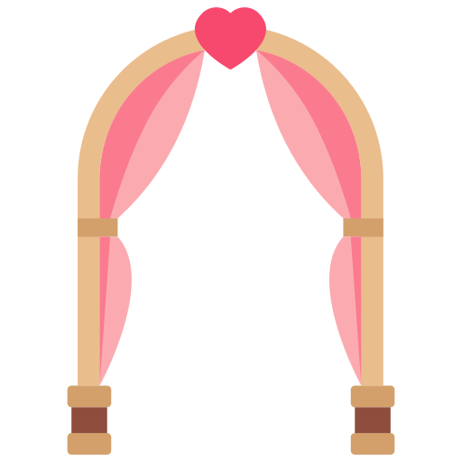 arco de boda icono gratis