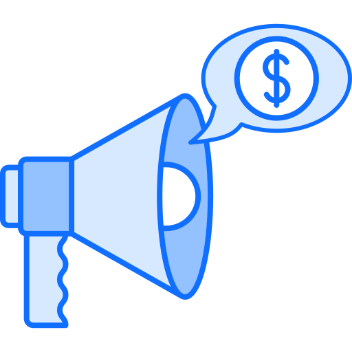 márketing icono gratis